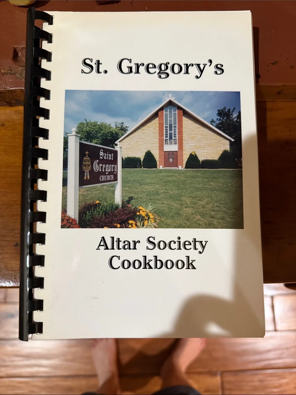 St. Gregory's Altar Society Cookbook - White Cover